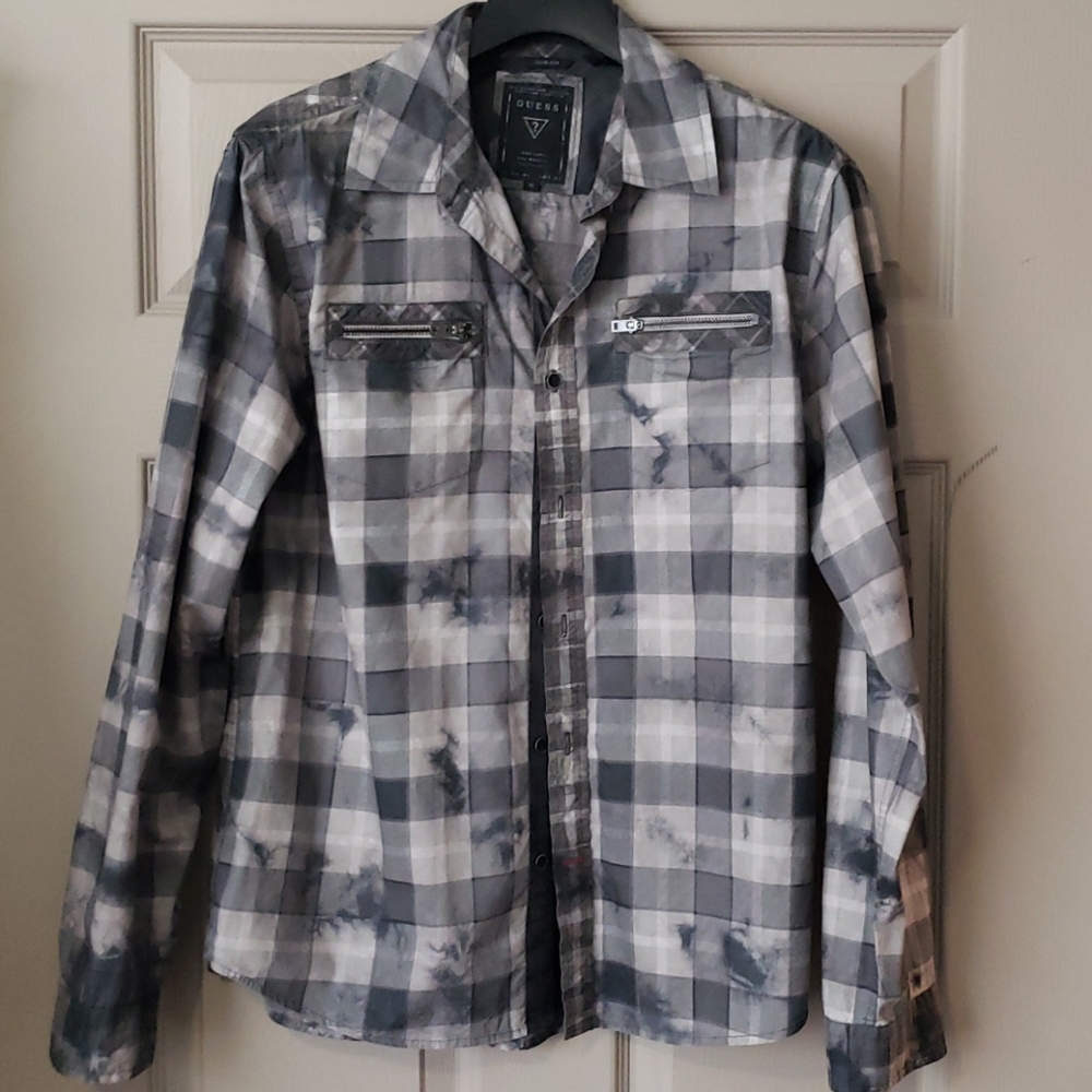 Guess slim fit button down